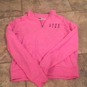 Victoria secret pink half zip